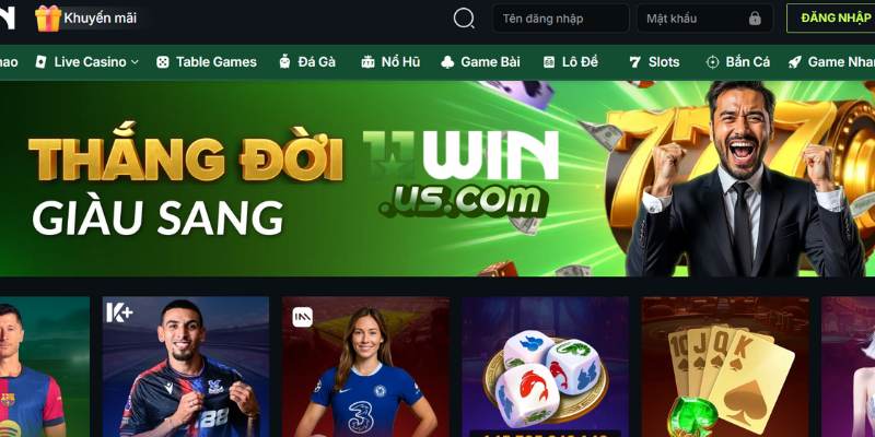 11WIN | Nhà Cái 11WIN 2026 Tặng Tiền +300K Mỗi Ngày Giao diện mượt mà và giải nghiệm độc quyền